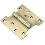 Aged Brass 4" x 2" x 4"Parliament Hinge (pair) ss 1