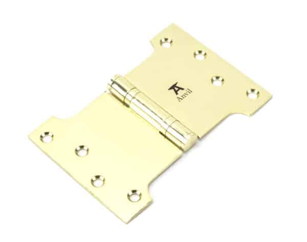 Polished Brass 4" x 4" x 6"Parliament Hinge (pair) ss 1