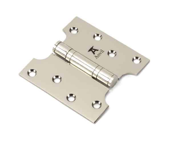 Polished Nickel 4" x 2" x 4"Parliament Hinge (pair) ss 1