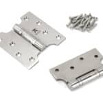 Satin SS 4" x 2" x 4"Parliament Hinge (pair) 2