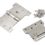 Satin SS 4" x 4" x 6"Parliament Hinge (pair) 2