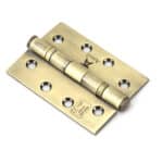 Aged Brass 4" Ball Bearing Butt Hinge (pair) ss 1