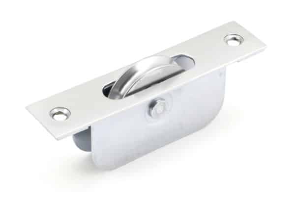 Satin Chrome Square Ended Sash Pulley 75kg 2