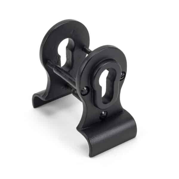 Matt Black 50mm Euro Door Pull (Back to Back fixing) 2