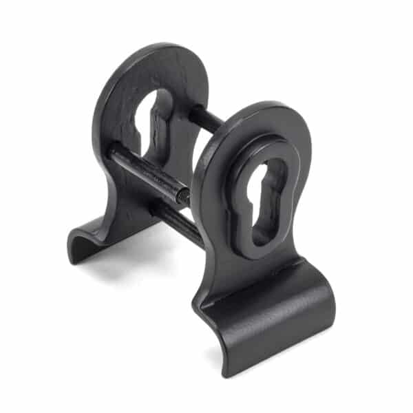 Matt Black 50mm Euro Door Pull (Back to Back fixing) 1