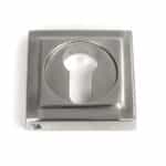 Satin Marine SS (316) Round Euro Escutcheon (Square) 1