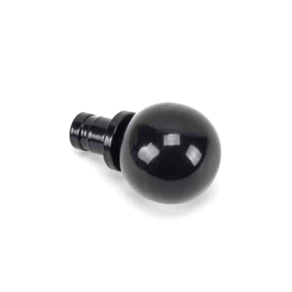 Black Ball Curtain Finial (pair) 1