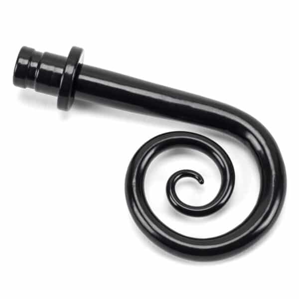 Black Monkeytail Curtain Finial (pair) 1