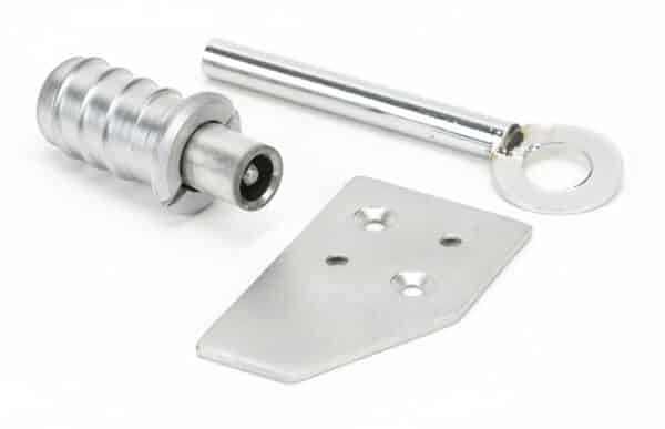 Satin Chrome Key-Flush Sash Stop 2