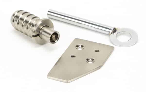 Polished Nickel Key-Flush Sash Stop 2