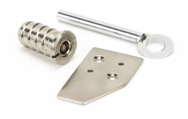 Polished Nickel Key-Flush Sash Stop 1