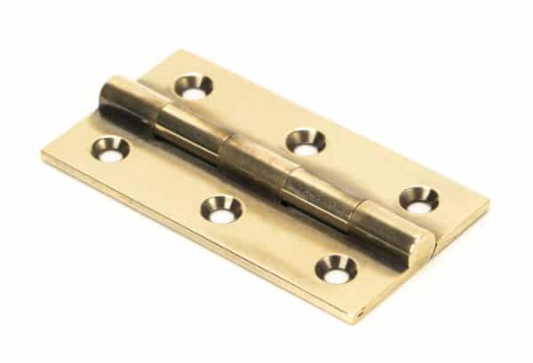 Aged Brass 2.5" Butt Hinge (pair) 1