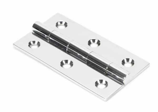 Polished Chrome 2.5" Butt Hinge (pair) 1