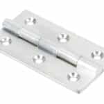 Satin Chrome 2.5" Butt Hinge (pair) 1