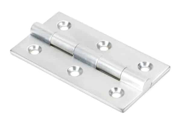 Satin Chrome 2.5" Butt Hinge (pair) 1