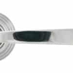 Polished Chrome Avon Round Lever on Rose Set (Beehive) - Unsprung 2