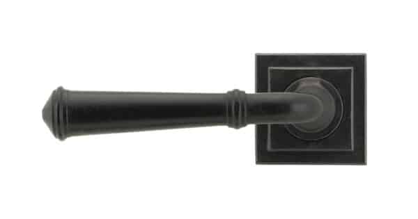 External Doors Beeswax Regency Lever on Rose Set (Square) - Unsprung 2