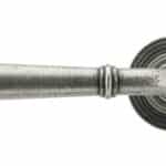Pewter Regency Lever on Rose Set (Beehive) - Unsprung 2