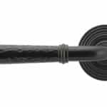 Black Hammered Newbury Lever on Rose Set (Beehive) - Unsprung 2