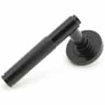Black Brompton Lever on Rose Set (Plain) - Unsprung 1