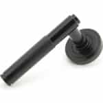 Black Brompton Lever on Rose Set (Art Deco) - Unsprung 1