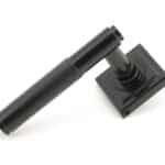 Black Brompton Lever on Rose Set (Square) - Unsprung 1