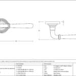 Aged Brass Newbury Lever on Rose Set (Beehive) - Unsprung 2