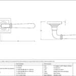 Aged Brass Newbury Lever on Rose Set (Square) - Unsprung 2