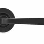 Aged Bronze Avon Round Lever on Rose Set (Plain) - Unsprung 2