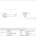 Aged Bronze Avon Round Lever on Rose Set (Plain) - Unsprung 3
