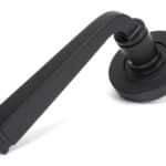 Aged Bronze Avon Round Lever on Rose Set (Plain) - Unsprung 1