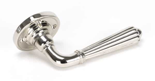 Polished Nickel Hinton Lever on Rose Set - Unsprung 2