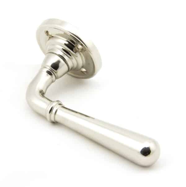 Polished Nickel Newbury Lever on Rose Set - Unsprung 2