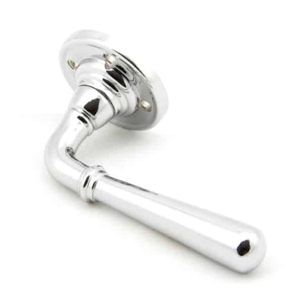 Polished Chrome Newbury Lever on Rose Set - Unsprung 2