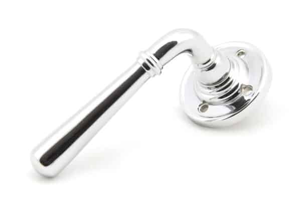 Polished Chrome Newbury Lever on Rose Set - Unsprung 1