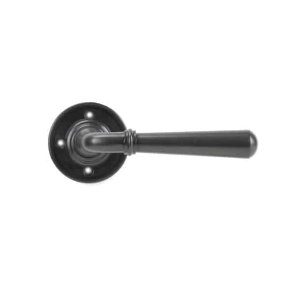 Aged Bronze Newbury Lever on Rose Set - Unsprung 2