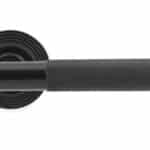 Aged Bronze Brompton Lever on Rose Set (Beehive) - Unsprung 2