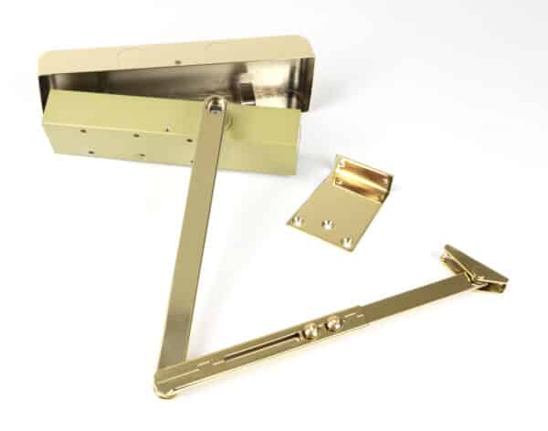 Polished Brass Size 2-5 Door Closer & Cover 2