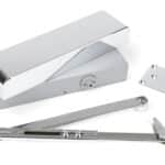 Polished Chrome Size 2-5 Door Closer & Cover 1