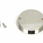 Polished Nickel 60mm Art Deco Round Pull 2