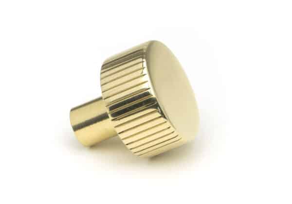 Polished Brass Judd Cabinet Knob - 25mm (No Rose) 2