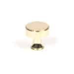 Polished Brass Scully Cabinet Knob - 25mm 1