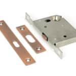 Polished Bronze 50mm Sliding Door Lock 1