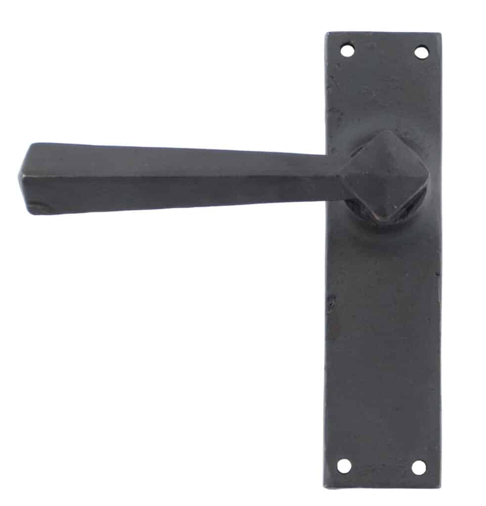 Beeswax Straight Lever Latch Set 1