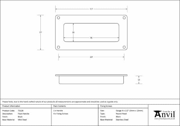 Black Flush Handle 3