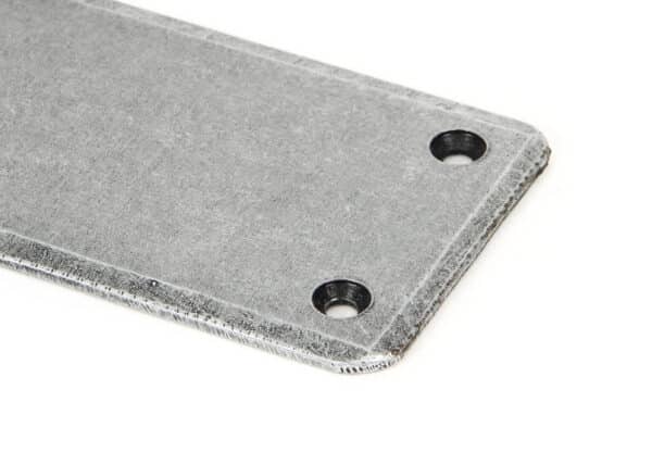 Pewter 800mm Plain Fingerplate 2