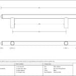 Black 400mm Pull Handle 3