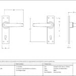 Black Lever Lock Set 3