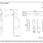 Black Cast Suffolk Latch 3
