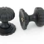 Black Flower Cabinet Knob - Small 2